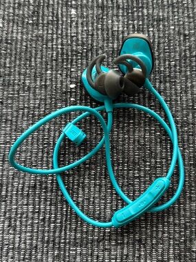 Bose SoundSport Wireless Bluetooth Earbuds – Aqua Blue w/ Case - ⚠️FOR PARTS